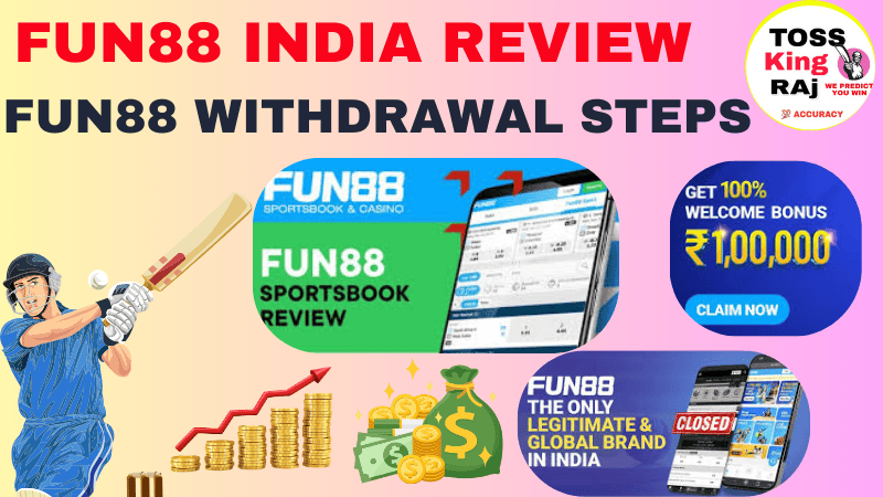 Fun88 India Review - Withdrawal Steps