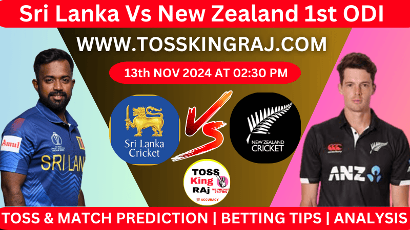 Sri Lanka Vs New Zealand, SL Vs NZ 2024, 1st ODI Today Match Prediction