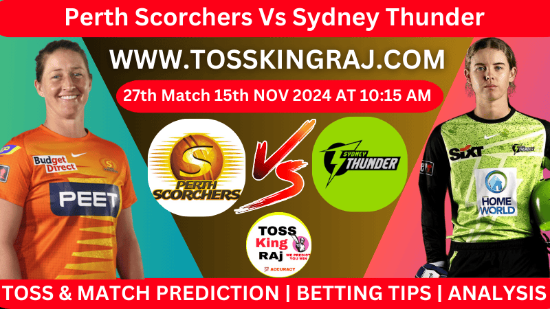 PS W Vs ST W 27th T20 Toss and Match Prediction for the WBBL 2024