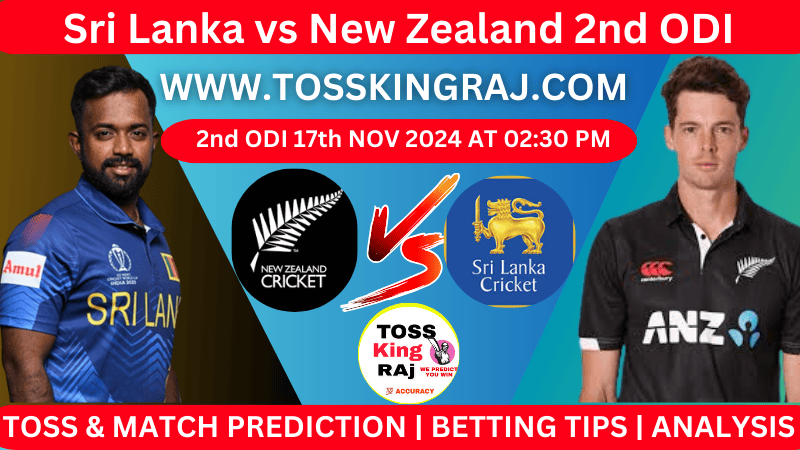 Sri Lanka Vs New Zealand, SL Vs NZ 2024, 2nd ODI Today Match Prediction