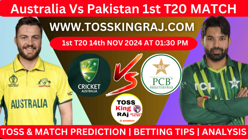 Australia Vs Pakistan | AUS Vs PAK 2024 | 1st T20 Today Match Prediction