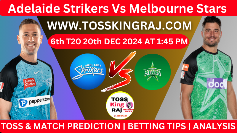 ADS Vs MS 6th BBL T20 Toss and Match Prediction Today 2024