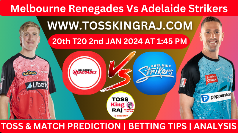 MLR Vs ADS 20th BBL T20 Toss and Match Prediction Today 2024